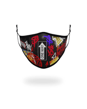 ADULT ONE WAY FORM-FITTING FACE MASK