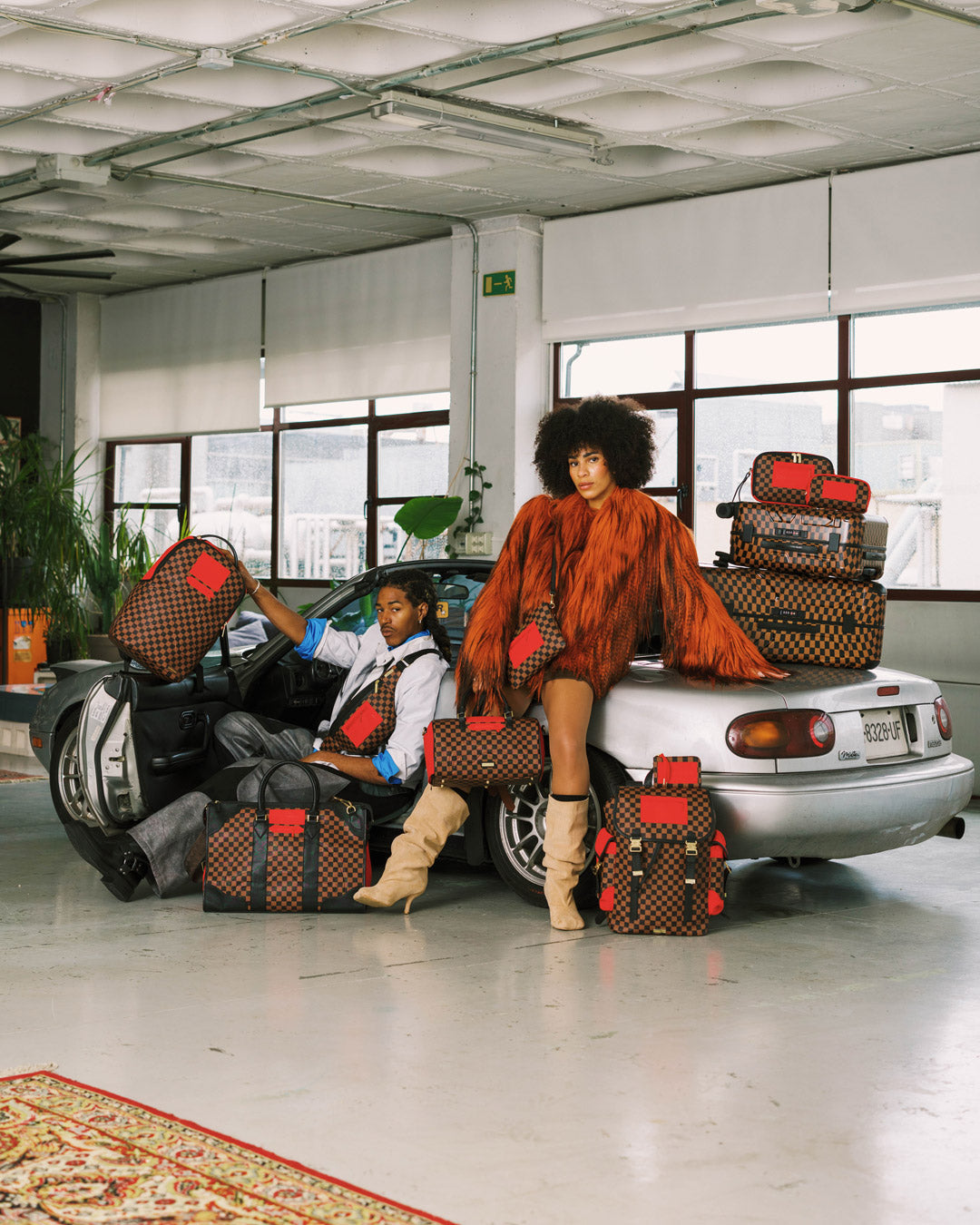KATANA CHECK BOSS PYRAMID DUFFLE